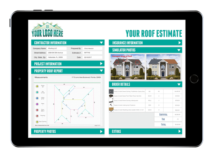#1 Roof estimating software | Instant roof estimate app
