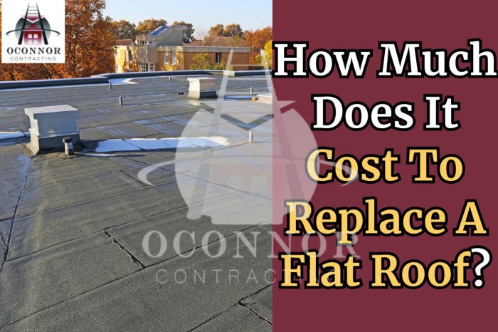How Much Does It Cost To Replace A Flat Roof?